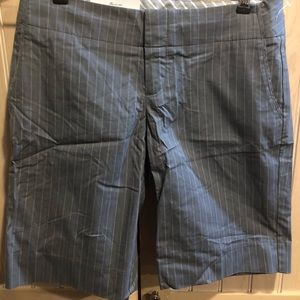 Gap gray pinstripe Bermuda shorts